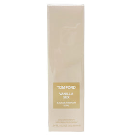 Tom Ford Vanilla Sex EDP cap close-up, conveying a sophisticated aroma.