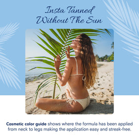 TOMAS TOTAL TAN color guide visual on neck and legs