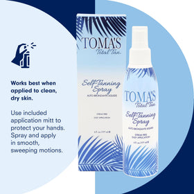 TOMAS TOTAL TAN paraben-free vegan ingredients for clean beauty