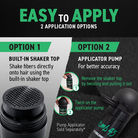 Tomb45 Hair Building Fibers resist sweat and humidity for reliable wear.