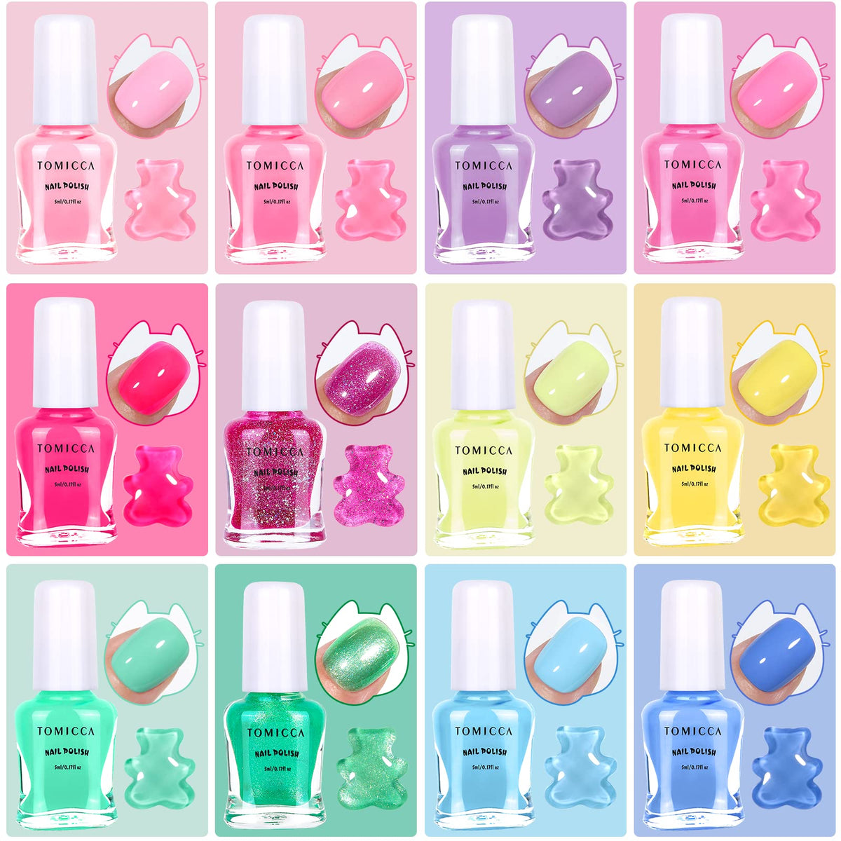 TOMICCA Color mixing ideas with 12 vibrant options boost creativity.