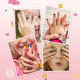 TOMICCA nail separator stickers kit included for tidy manicure prep