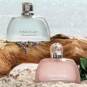 Tommy Bahama Seascape packaging box shows luxury presentation for tropical getaways