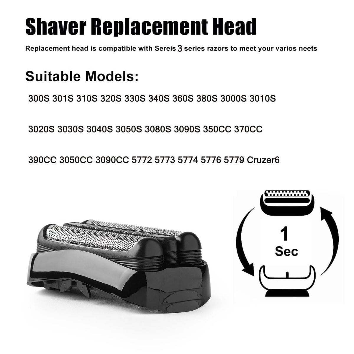 Tomorrow Will Be Better Braun 3-series compatibility makes quick head replacement possible