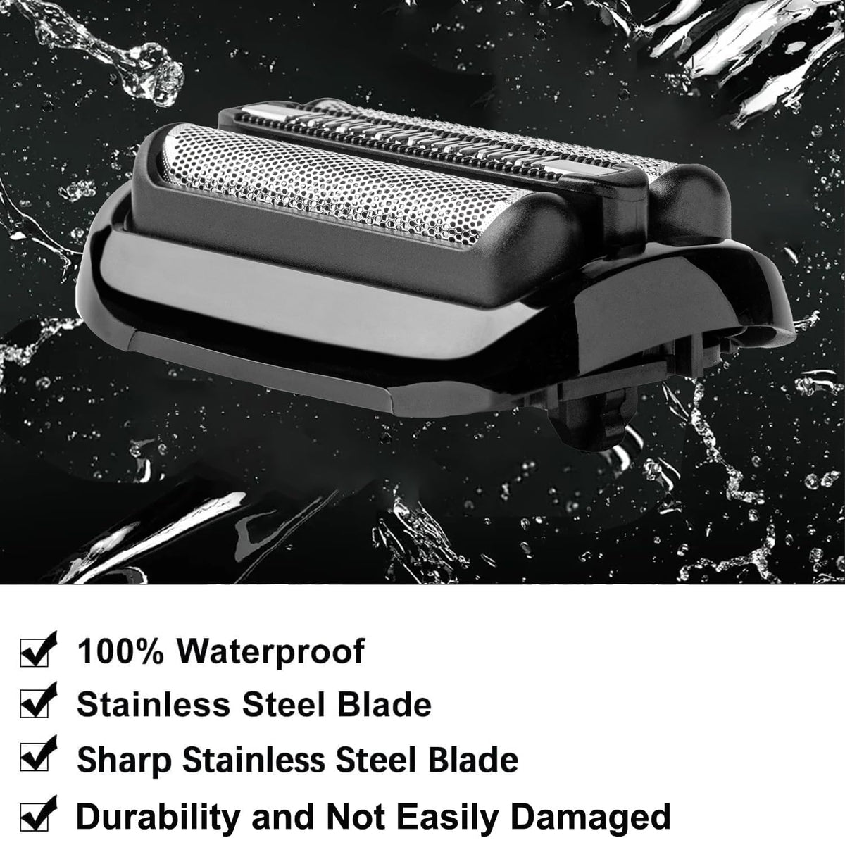 Compatible with Braun Series 5 and 6 for versatile use