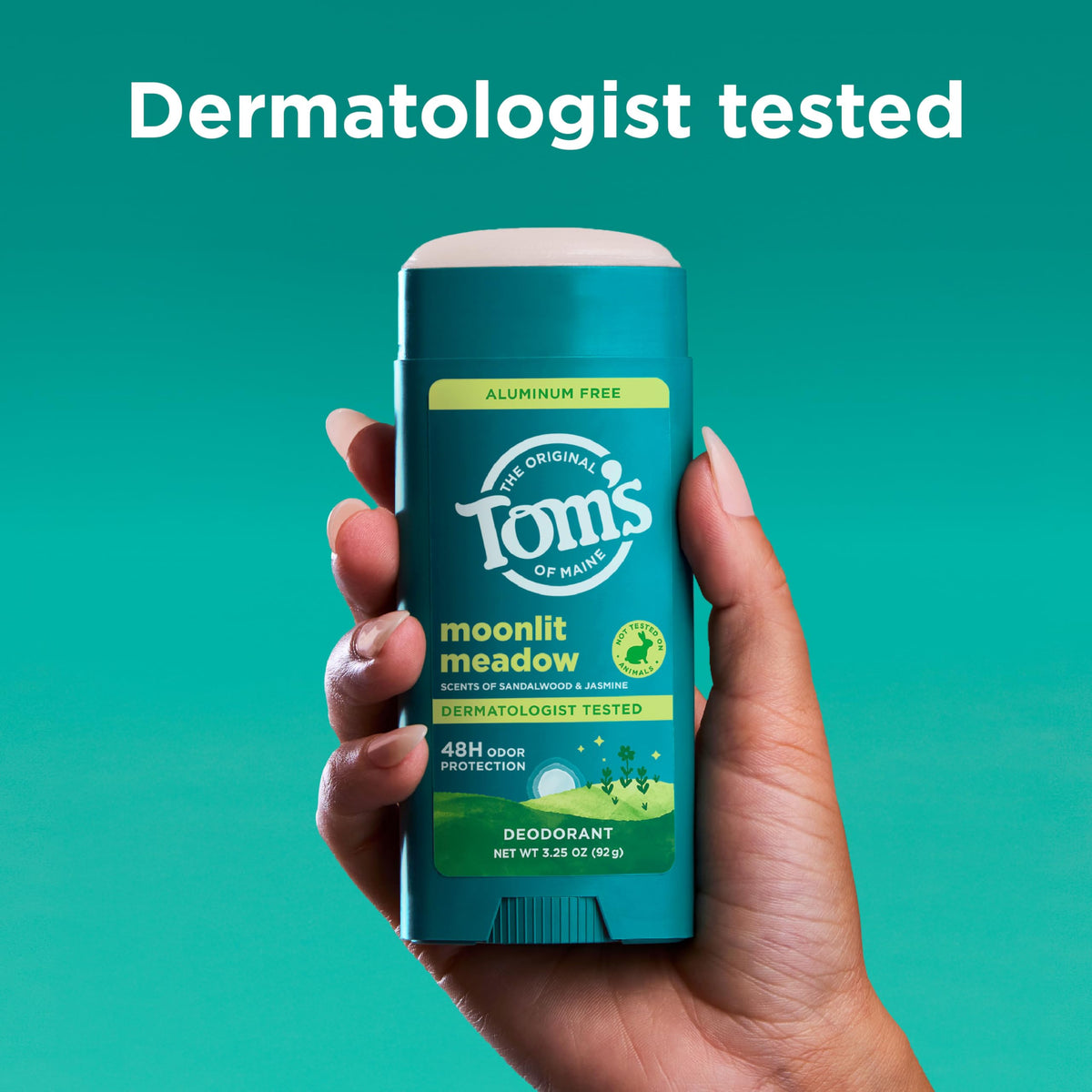 Goes on clear with a smooth glide for discreet daily use.