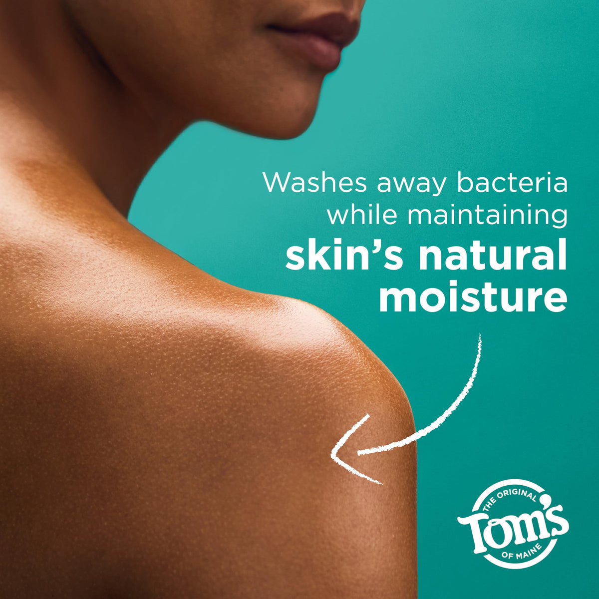 Tom's of Maine Lemon Bergamot bar soap label close-up highlighting aloe vera and natural ingredients.