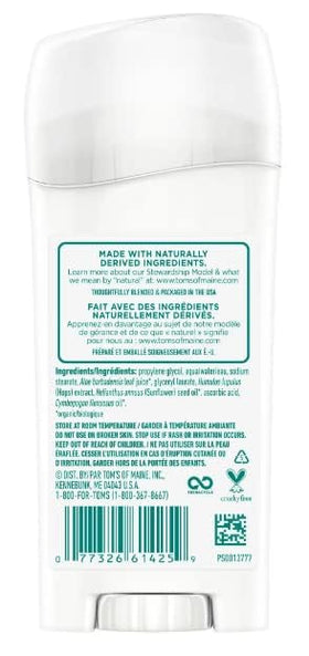 Tom's of Maine Natural Care Deodorant Pack 3 with aluminum-free formula keeps you fresh.