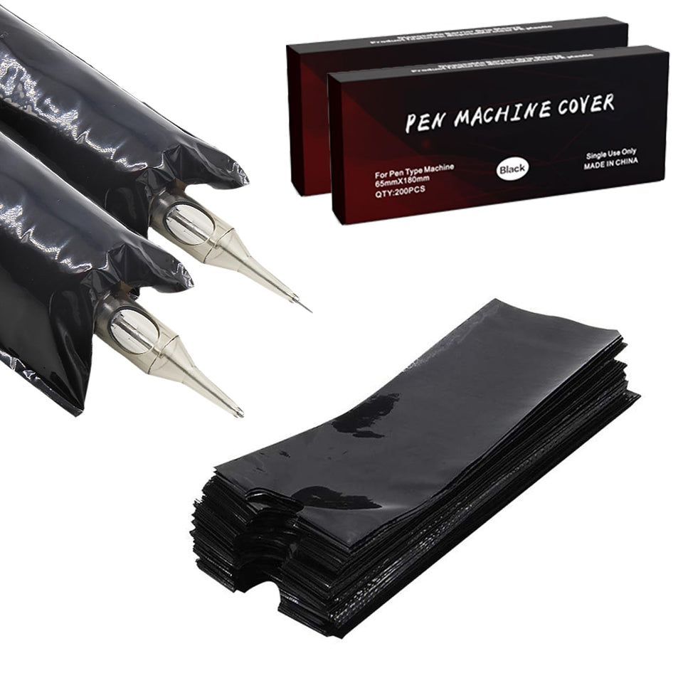 TONBAO 400-pack tattoo machine covers protect gear from ink and dust.