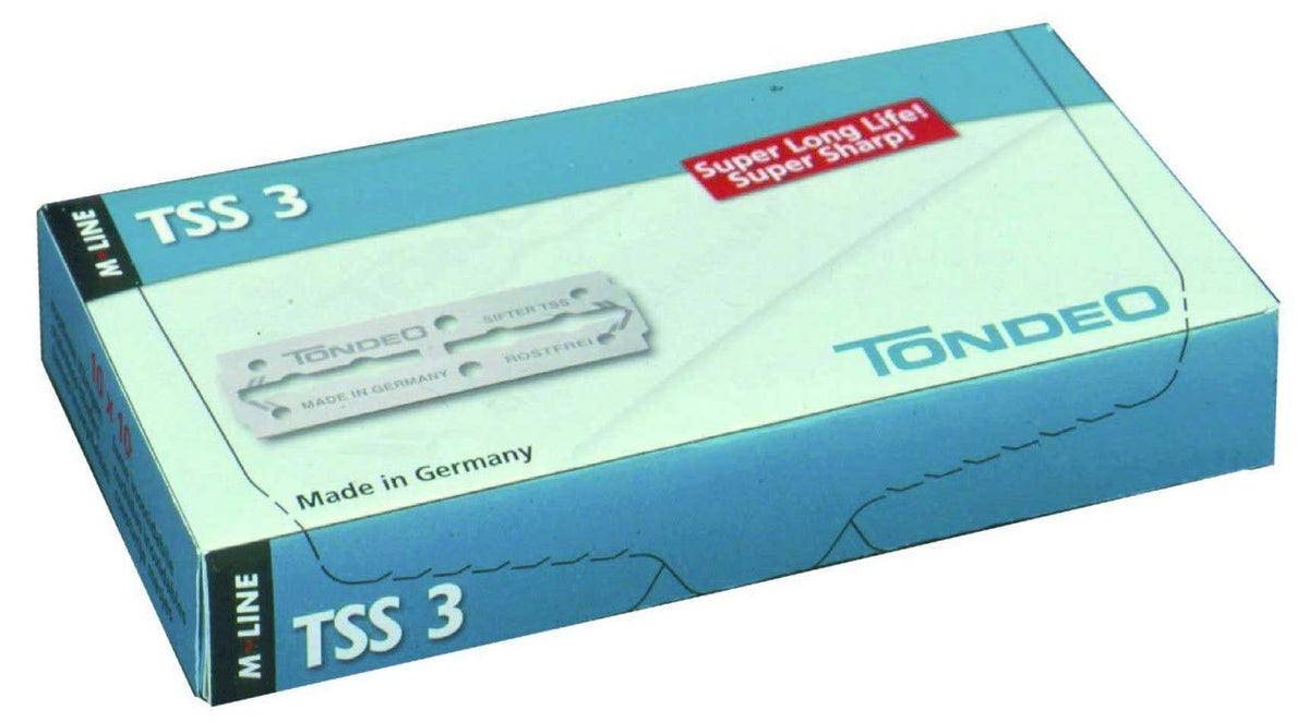 Tondeo TSS3 blades pack 10 for precise, durable salon cuts