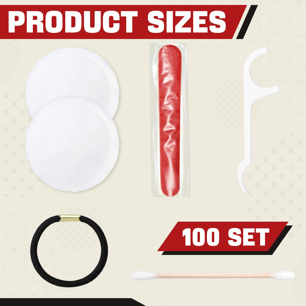 Tondiamo hotel vanity kit open pack displays contents for on-the-go grooming.