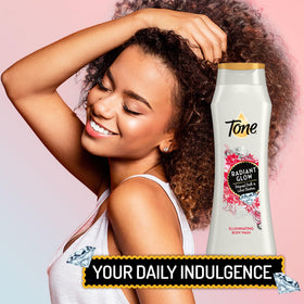Tone Body Wash Everyday Radiance helps you start the day with a glow.