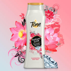 Tone Body Wash Lotus Fragrance bottle delivers a luxurious scent and refreshing cleanse.