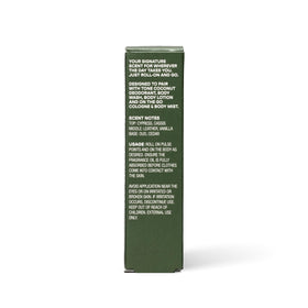 TONE Exclusive Woodland roll-on cypress-note detail offers a fresh aroma.