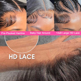 TONHONK dye-ready deep-wave wig offers color customization for your look.