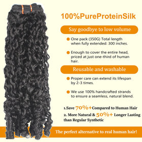 Toniola fuller look with multiple bundles for extra volume