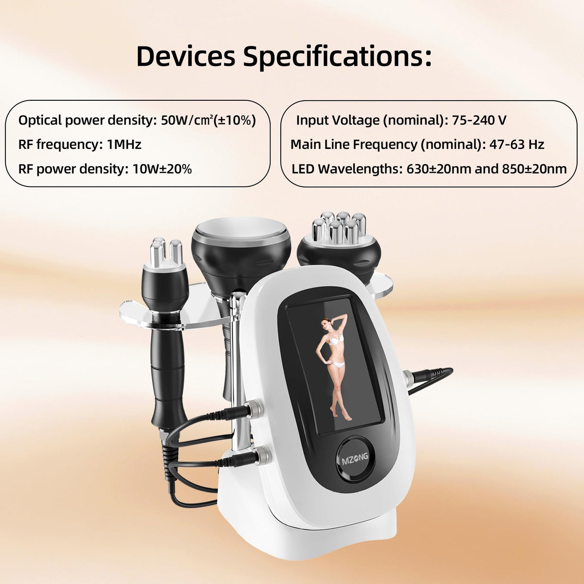 TONSPRER MZONG body head covers larger treatment areas.