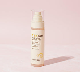 Close-up of snail mucin ingredients in the TONYMOLY formula for nourishment.