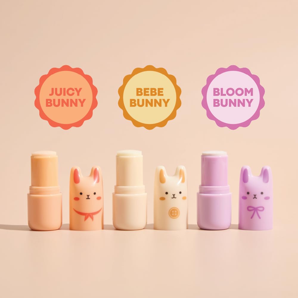 TONYMOLY Bloom Bunny smooth glide balm on skin