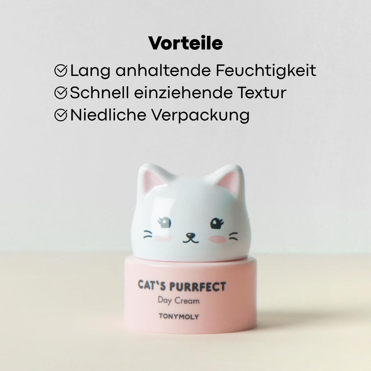 TONYMOLY Cat's Purrfect Day Cream ideal for daily moisturizing and soft skin