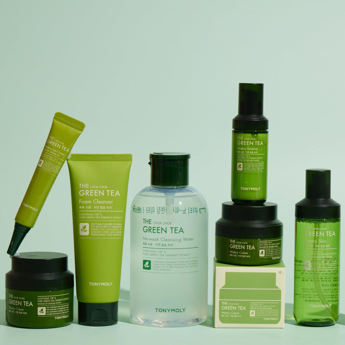 TONYMOLY Chok Chok daily cleanse scene suggesting refreshed skin after use