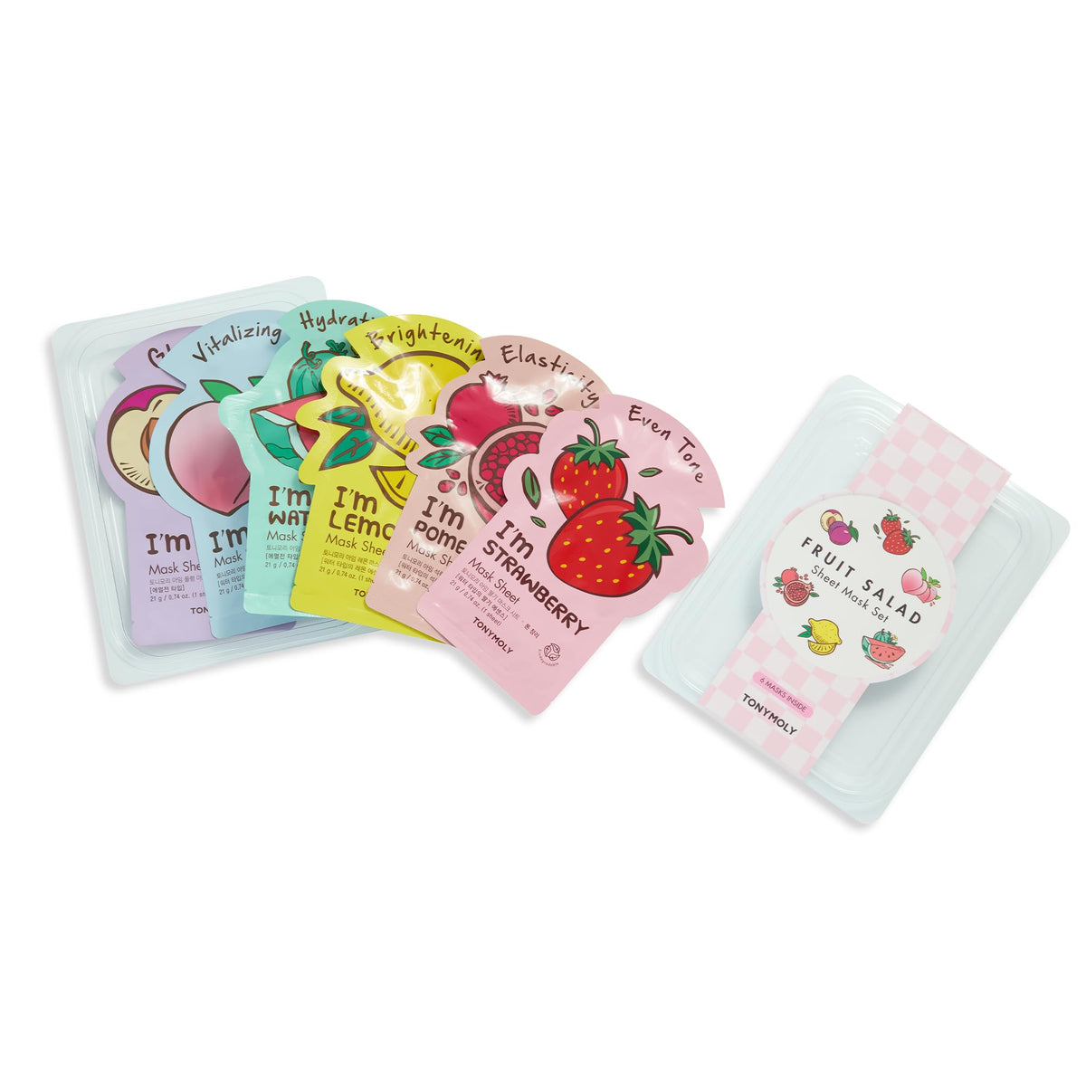TONYMOLY Fruit Salad Lemon sheet mask for brightening and radiance