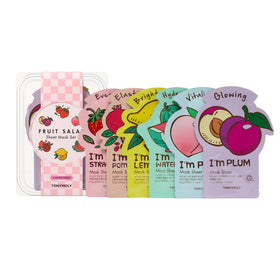 TONYMOLY Fruit Salad Peach sheet mask for skin softness and glow