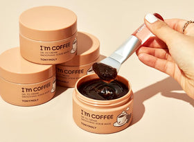 TONYMOLY I’m Coffee Gel-to-Cream Scrub Mask hydration boosts skin softness