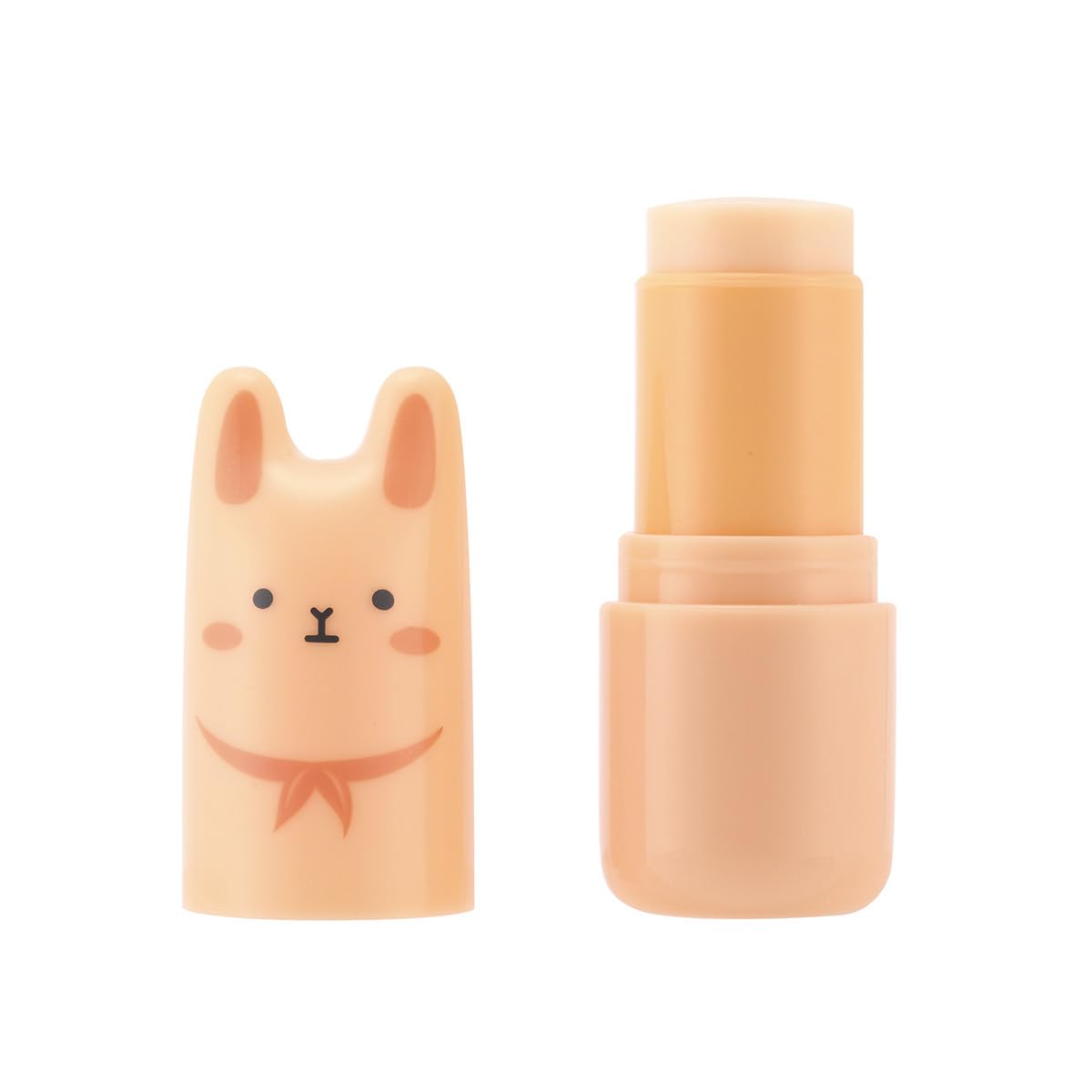 Applying the Juicy Bunny stick to the wrist for a quick scent.