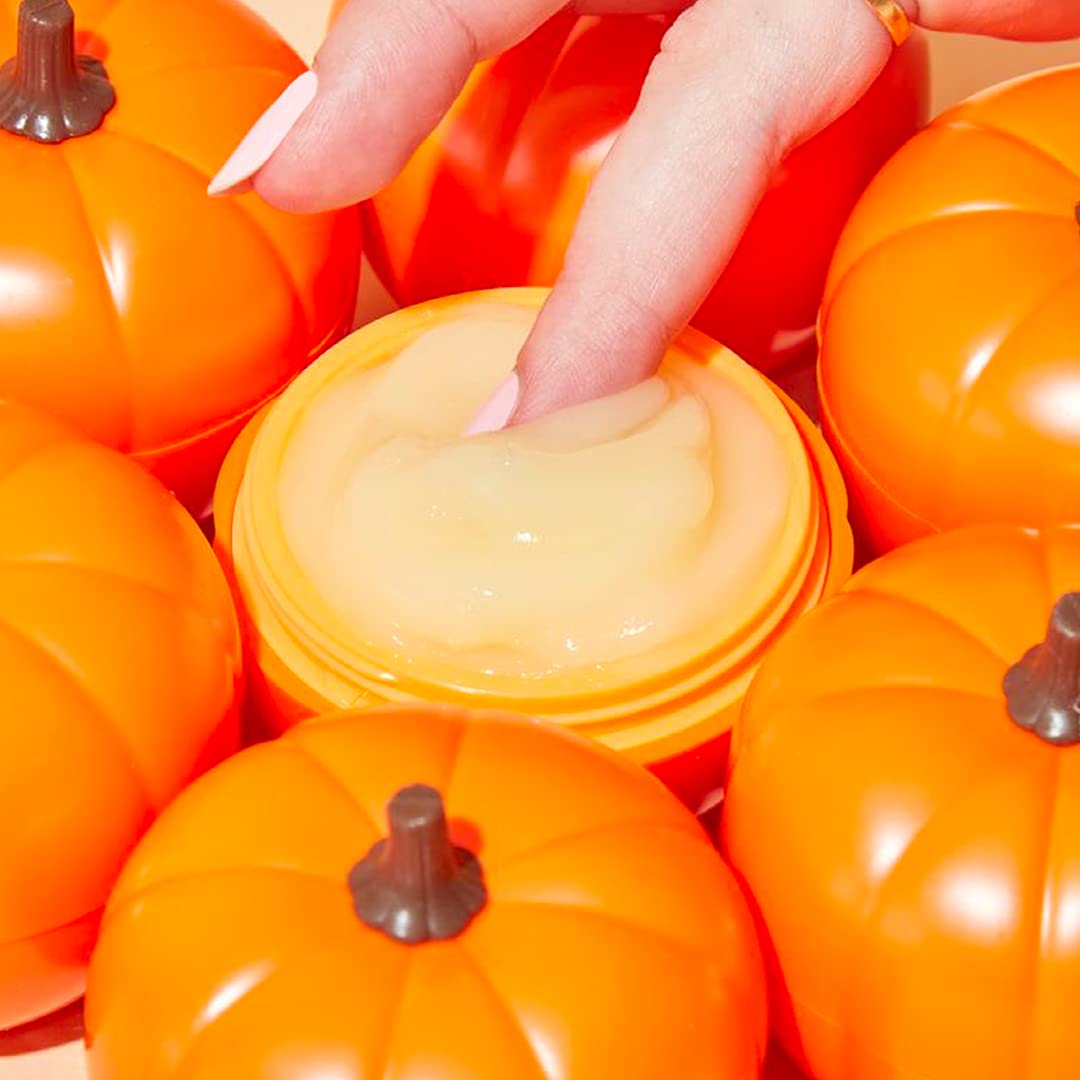 TONYMOLY Plump-kin Eye Cream pumpkin-ginger close-up highlighting nourishing benefits.