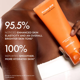 TONYMOLY Plumpkin Retinol Body Serum emphasizing a mild firming effect for daily use.
