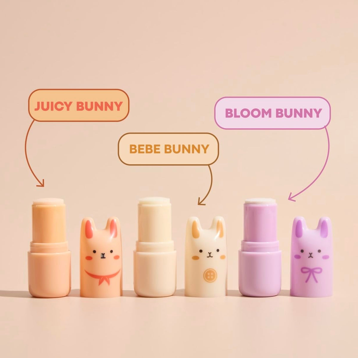 TONYMOLY Pocket Bunny Juicy Bunny perfume bar with fruity-floral aroma use