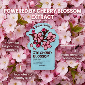 TONYMOLY Spring Blossom Lotus mask packet; refreshing hydration for dull skin