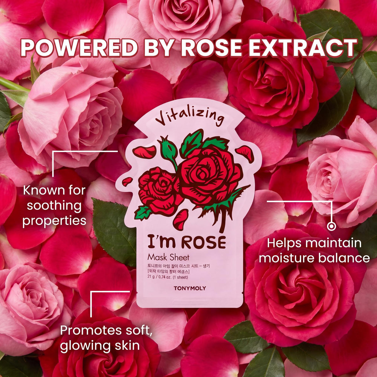 TONYMOLY Sweetheart spa night setup with masks.