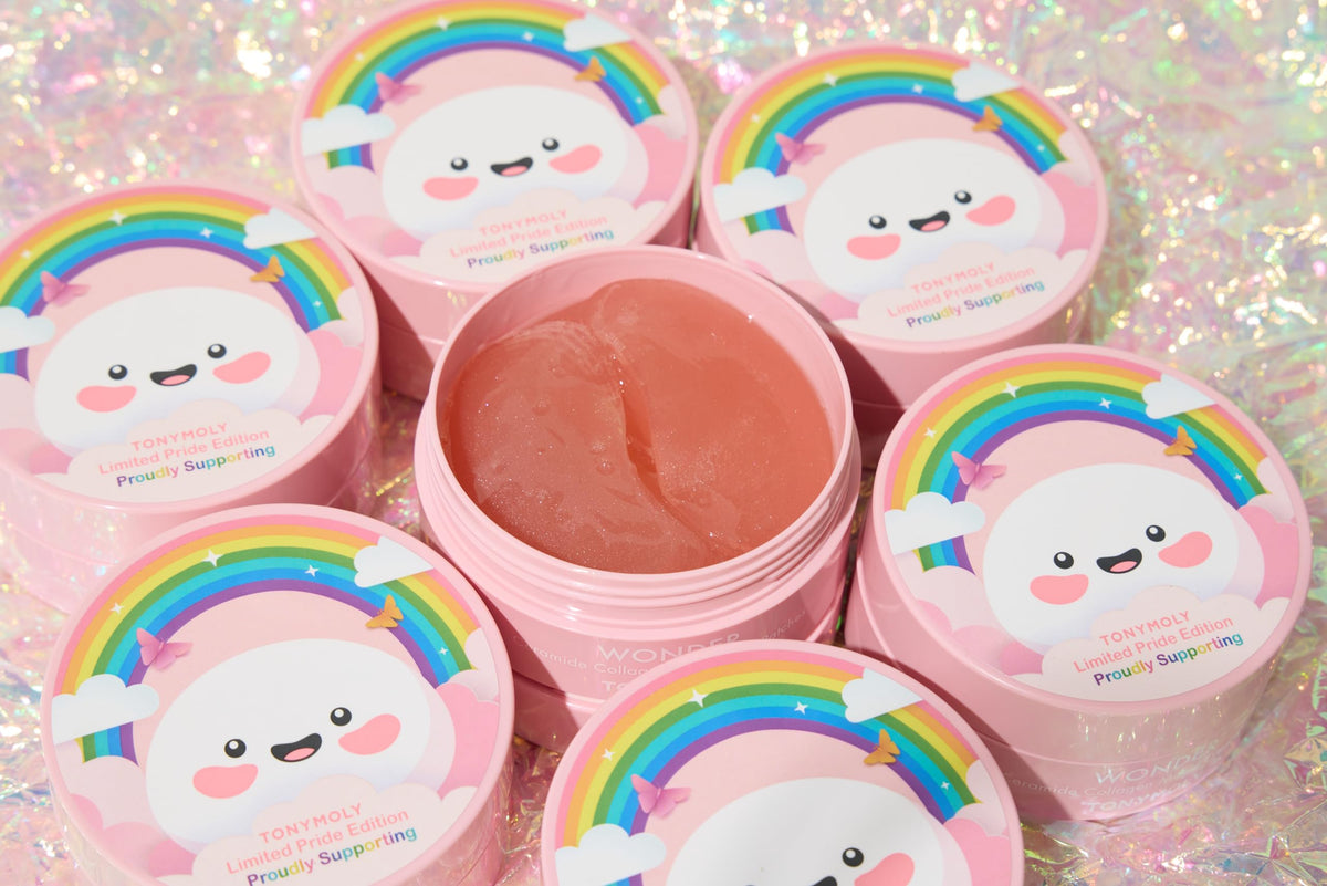 TONYMOLY Wonder Ceramide Mochi eye patches – 30-pair set for daily use.