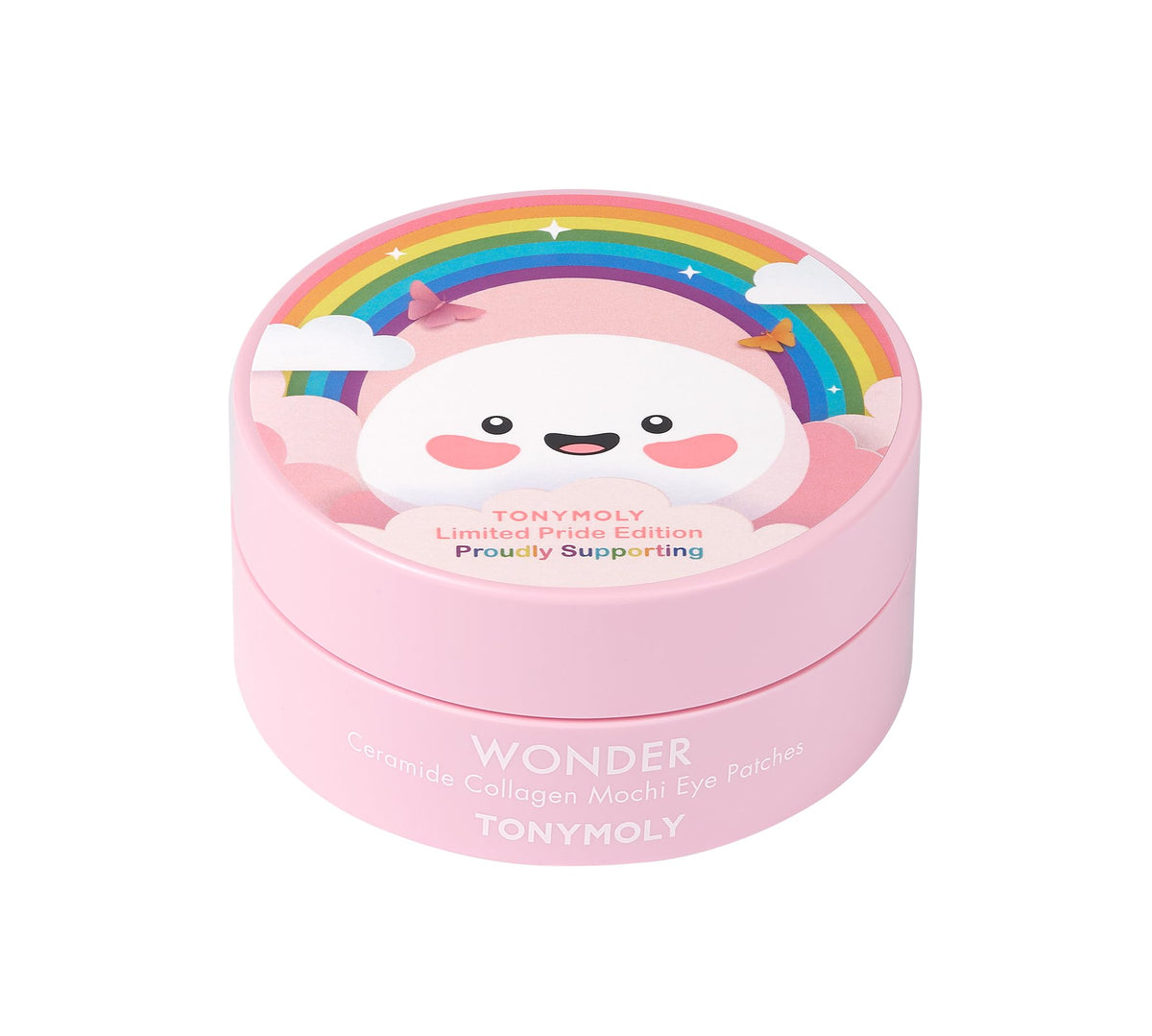 TONYMOLY Wonder Ceramide Mochi eye patches provide under-eye hydration for a refreshed look.