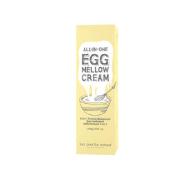 Texture closeup of Too Cool For School Egg Mellow Cream highlighting cushiony finish