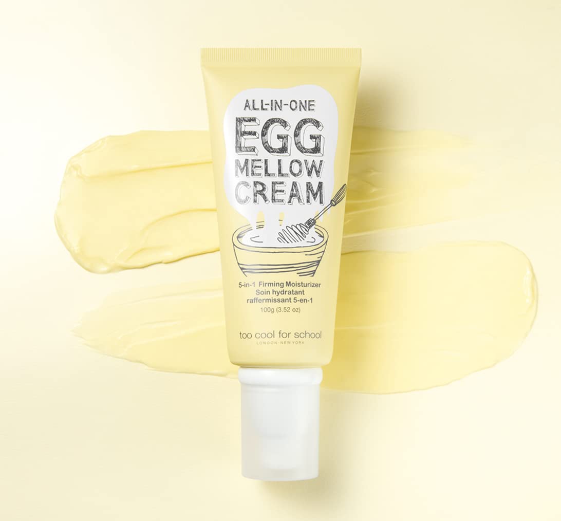 Egg yolk extract closeup in Too Cool For School Egg Mellow Cream