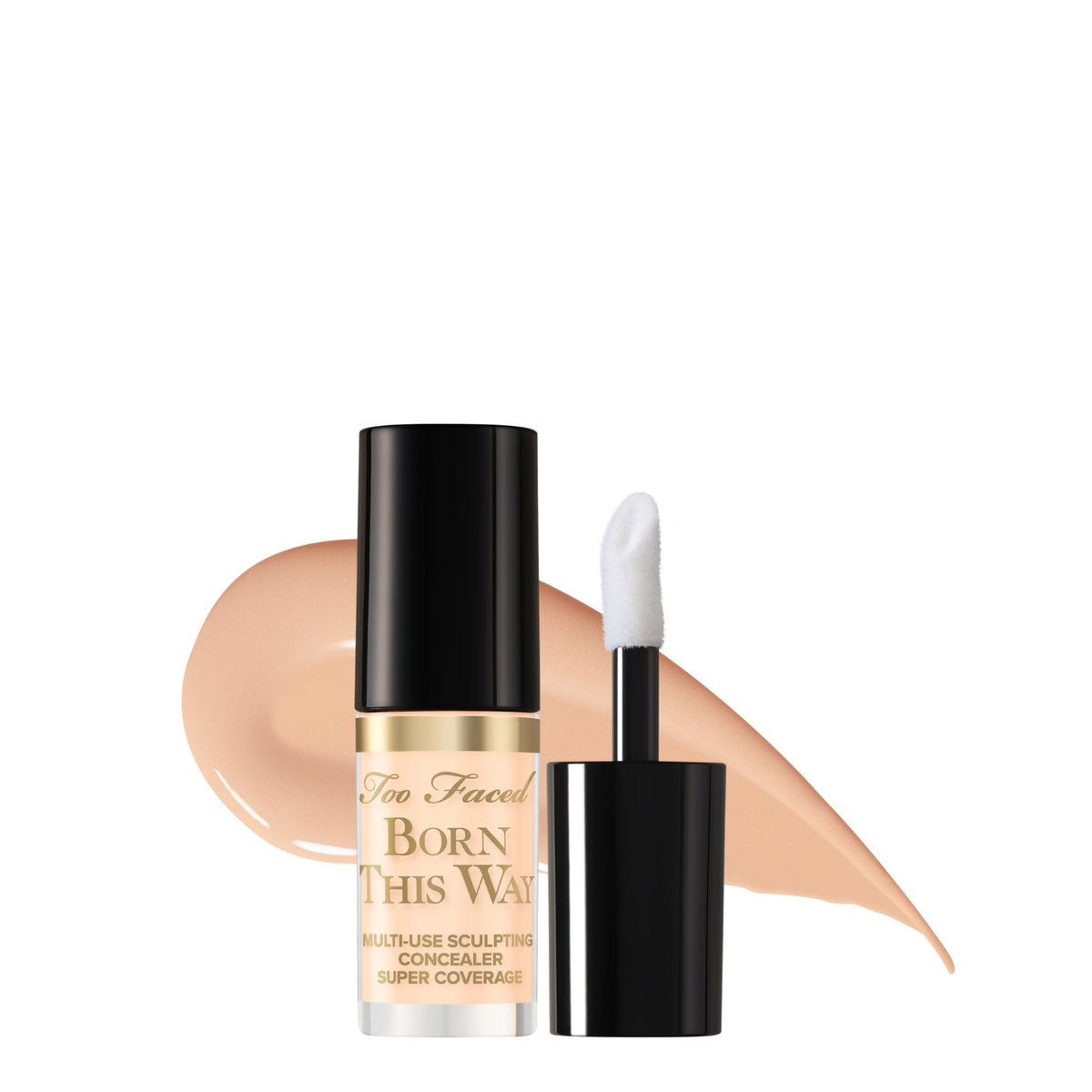 Too Faced Born This Way Concealer packaging close-up for travel-ready touch-ups