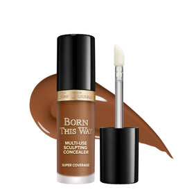 Too Faced Born This Way Concealer tube front in Chestnut for full-coverage complexion