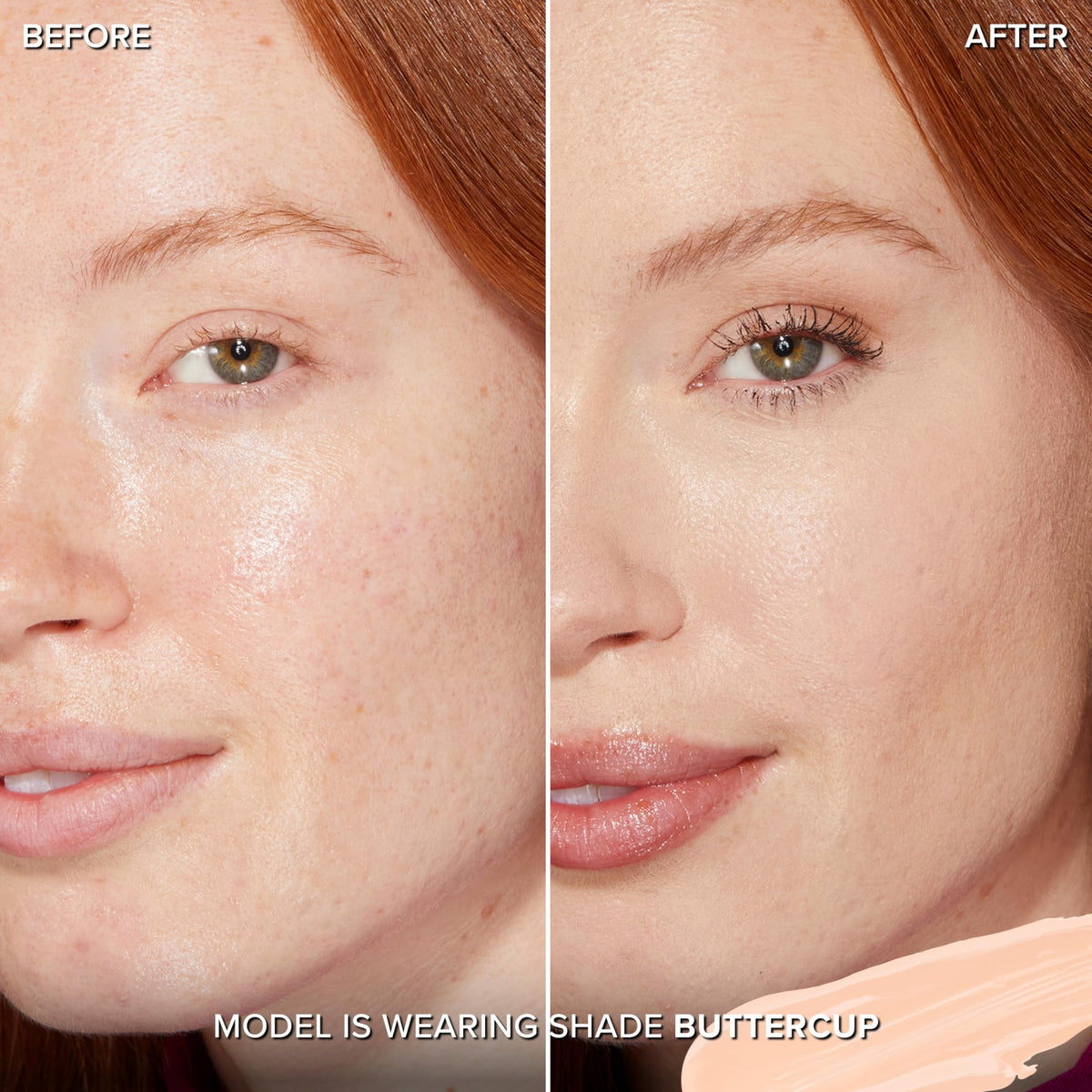 Too Faced Born This Way Ethereal Light concealer applicator applying precise, even finish