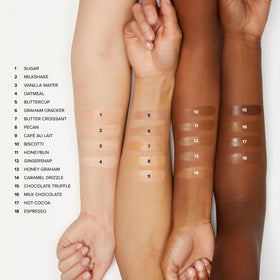 Too Faced Ethereal Light concealer addressing dark circles for a refreshed look.