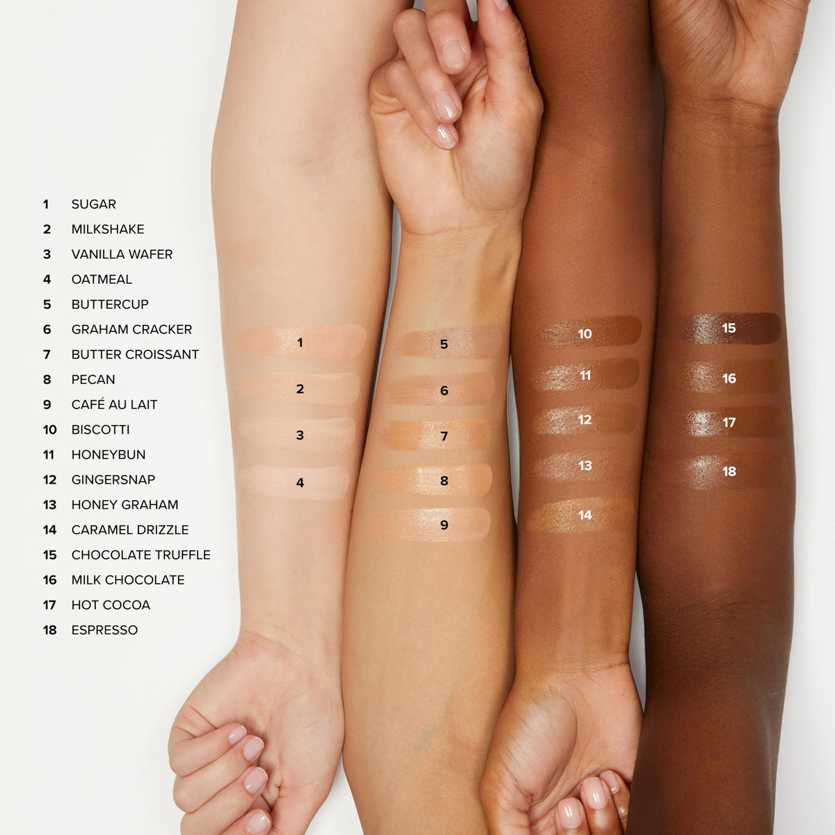 Too Faced Born This Way Ethereal Light concealer highlights ingredient aura and texture