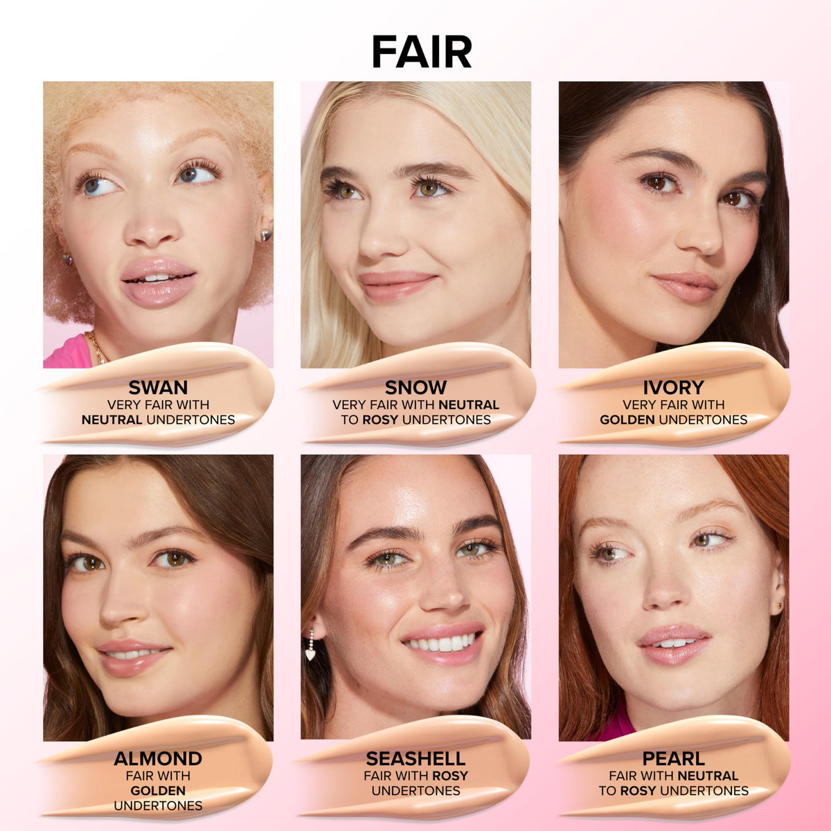 Too Faced Born This Way finish portrait showcases natural, photo friendly complexion.