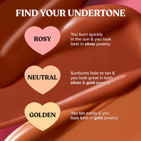 Applied on the face delivering a balanced matte look with Too Faced foundation