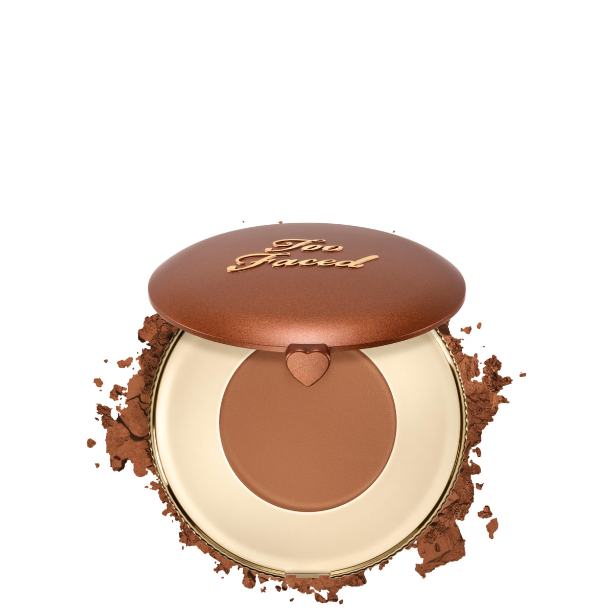 Too Faced Chocolate Soleil Bronzer compact showing matte finish and natural warmth