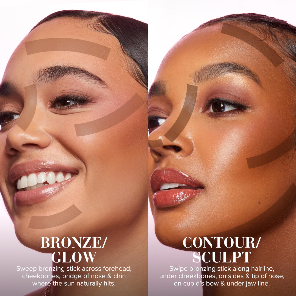 Too Faced Chocolate Soleil used with brush or fingers for second-skin glow
