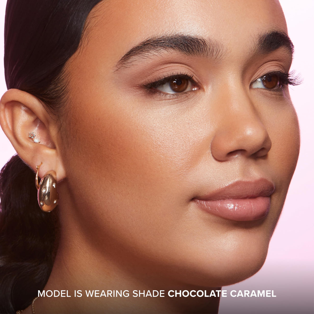 Too Faced Chocolate Soleil close-up shows cream-to-powder texture and seamless blend