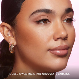 Too Faced Chocolate Soleil close-up shows cream-to-powder texture and seamless blend