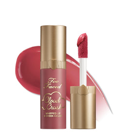 Too Faced Cloud Crush bottle shows creamy lip-cheek color with hydrating formula.